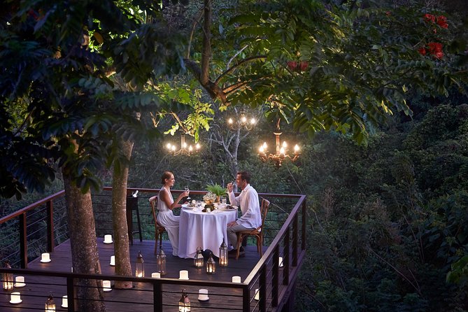 Forest Dining at Tree Deck overlooking lush valley of Ubud - A Four-Hour Dinner Above Ubud’s Forests