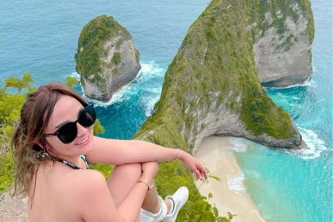 Full Day Nusa Penida Manta Point Snorkeling and West Island Tour - Kelingking Beach and the famous T-Rex shape