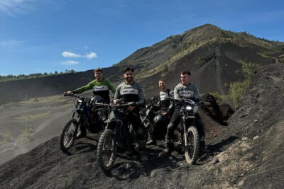 Half day forest & volcano tour with electric or petrol dirtbikes