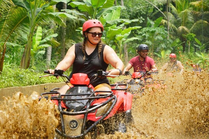 Jungle ATV Quad Bike Through Gorilla Face Cave - Reaching the ATV base in Taro
