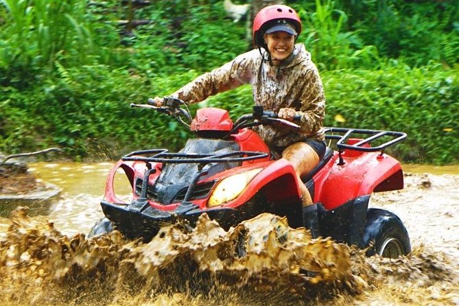 Jungle ATV Quad Bike Through Gorilla Face Cave - Shower, lunch, and a poolside finish