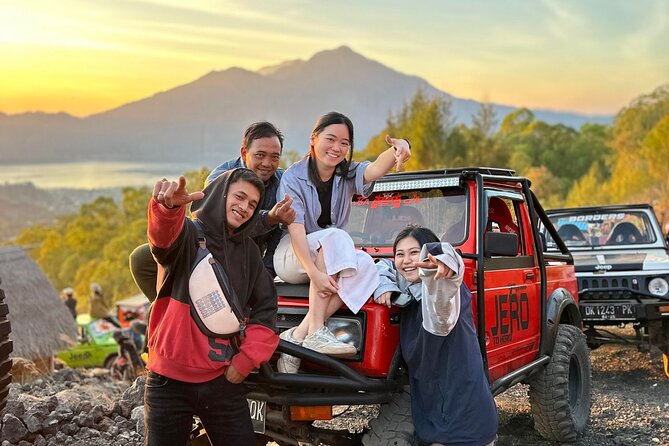 Kintamani Black Lava Sunrise Jeep Adventure with Temple in Bali - What the local driver adds