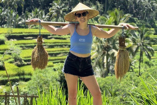 Monkey Forest, Temple, Waterfall and Rice Terrace in Ubud Tour - Tegenungan Waterfall for a final change of pace