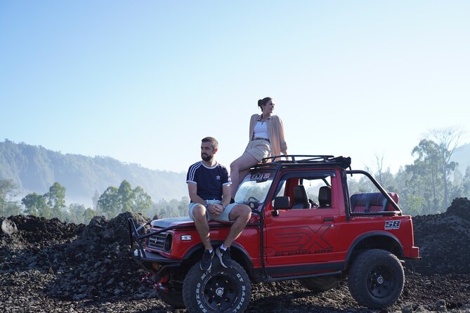 Mount Batur 4WD Jeep, Breakfast and Hot Spring All Inclusive - The early pickup from Ubud