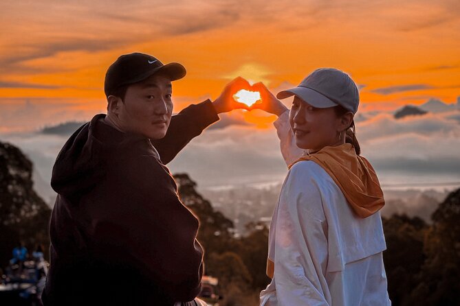Mount Batur Jeep Sunrise & Hot Spring - All Inclusive Tour - Mount Batur sunrise with Lake Batur below