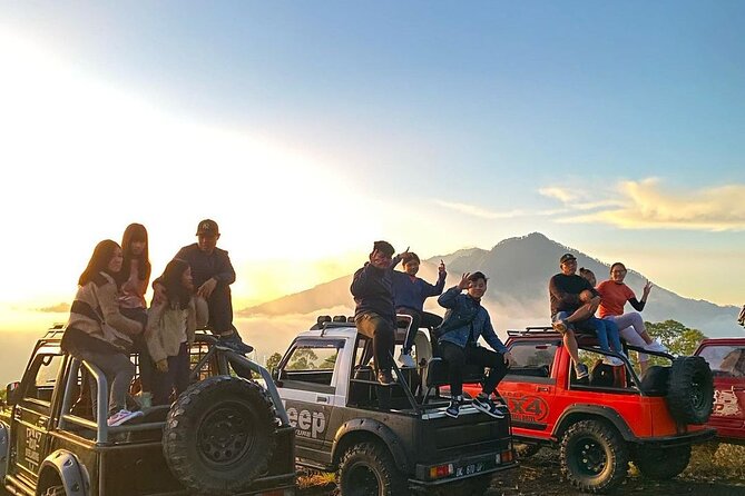 Mount Batur Jeep Sunrise Tour - All Inclusive - Sunrise from the slopes, not the crater rim