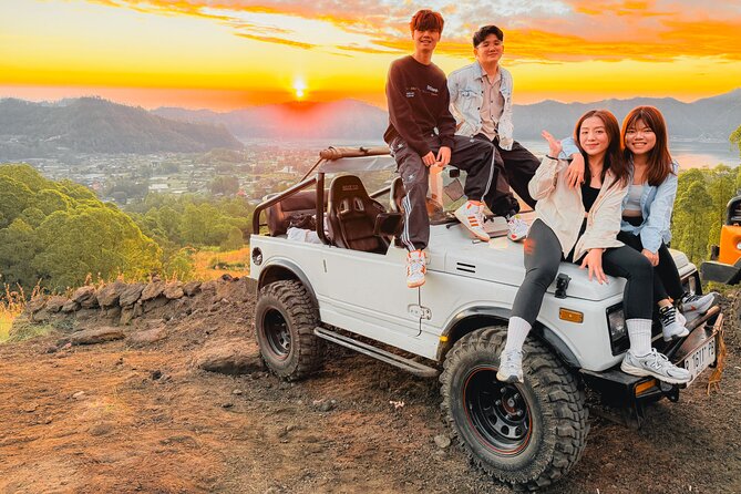 Mount Batur Jeep Sunrise Tour with Optional Add On - The Jeep Ride Across Black Lava Fields