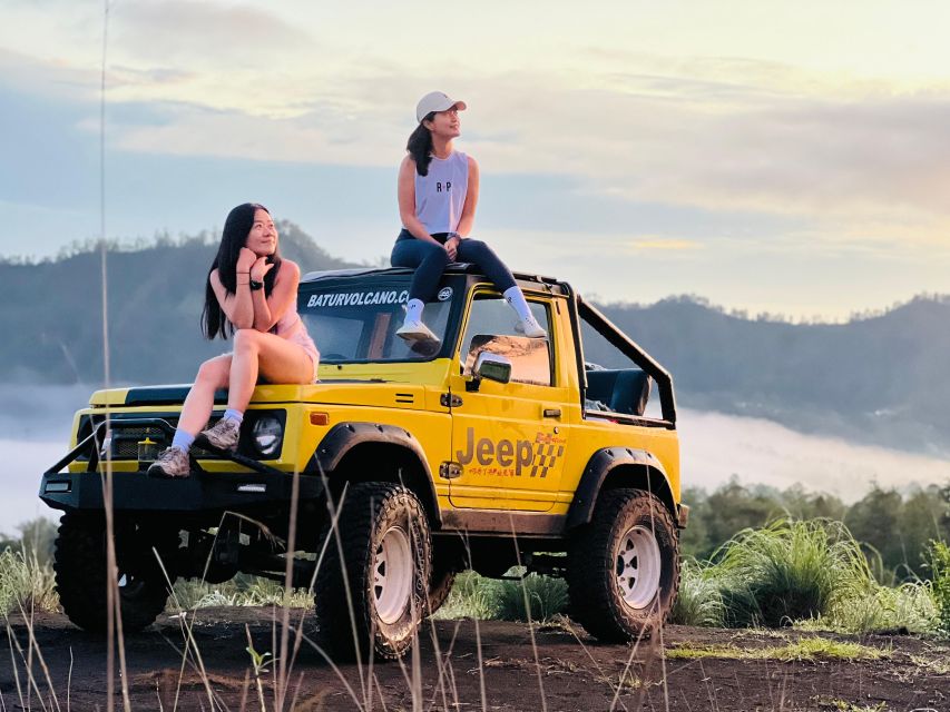 Mount Batur jeep sunrise with breakfast - The rough ride to Mount Batur’s black lava