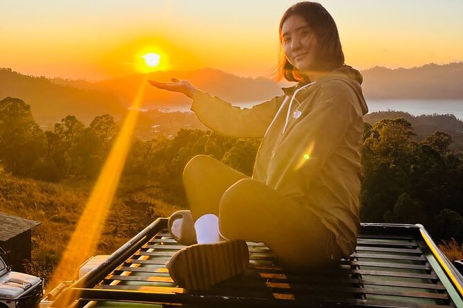 Mount Batur Jeep Tour: Sunrise, Black Lava,Black Sand &Hot Spring - The early ride to Mount Batur