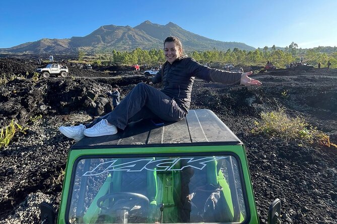 Mount Batur Jeep Tour: Sunrise, Black Lava,Black Sand &Hot Spring - Breakfast with a view