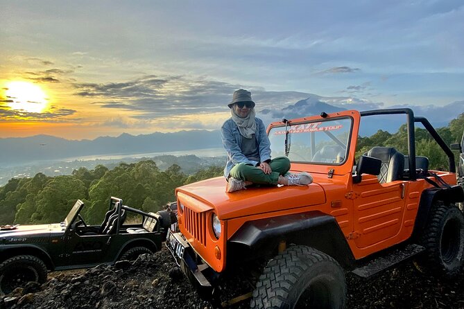 Mount Batur Sunrise By Private Jeep include Hot Spring - Pura Jati and the quiet Lake Batur photo stop