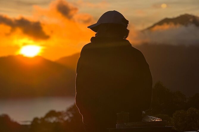Mount Batur Sunrise Jeep Tour and Hot Spring - Breakfast and sunrise at the lookout