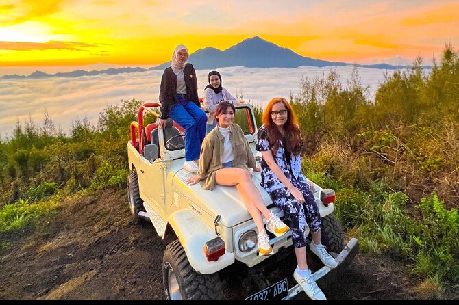 Mount Batur Sunrise Jeep Tour with Natural Hot Spring - Black lava from the 1963 eruption