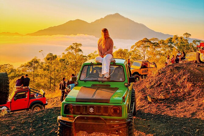 Mount Batur Sunrise Jeep Tour with Optional Activities - Sunrise above Lake Batur