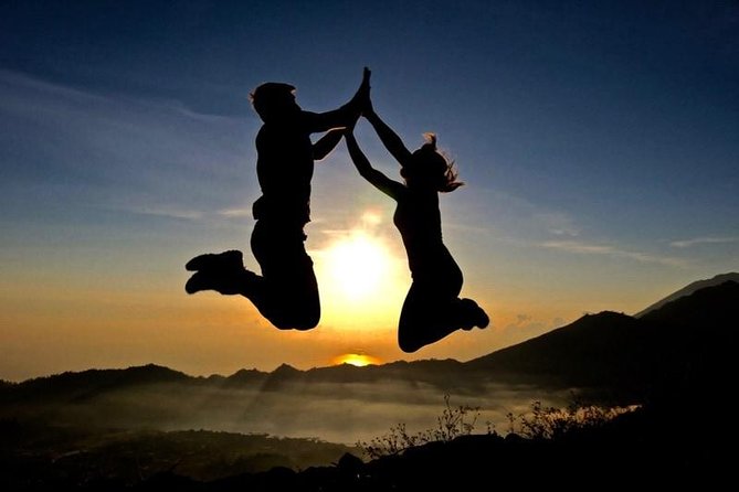 Mount Batur Sunrise Trekking With Breakfas - Sunrise above Lake Batur and three volcanoes