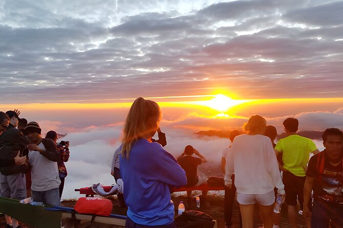 Mount Batur Sunrise Trekking with Professional Trekking Guide - Reaching the crater rim before sunrise