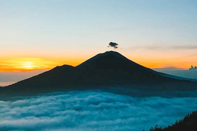 Mount Batur Trekking & White Water Rafting - Mount Batur in the dark