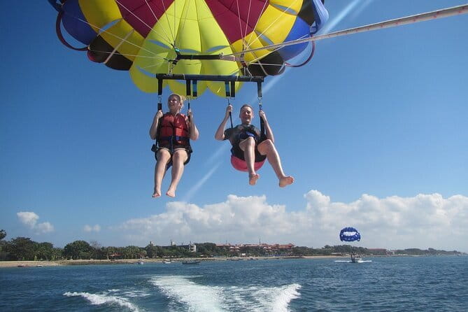 Nusa Dua Marine Jet Ski and Parasailing Adventure with Hotel Pick up - Parasailing above Nusa Dua’s coast