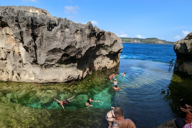 Nusa Penida Island Beach Tours with Snorkeling From Bali - Paluang Cliff gives you a Kelingking alternative