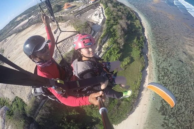 Paragliding Bali at Uluwatu Cliff with Photos/Videos - Uluwatu Temple from the air