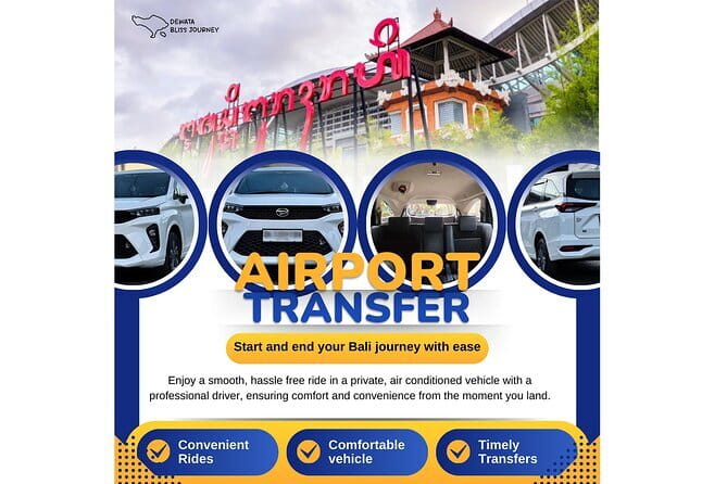 Private Airport Transfers by top trusted Drivers in Bali - A Private Ride for Up to Four People