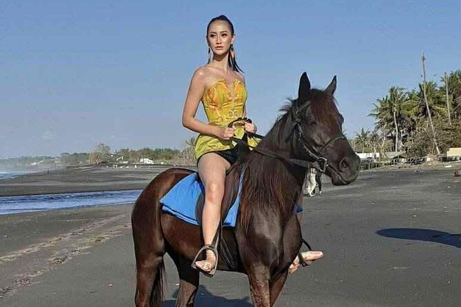 Private Bali Horse riding at saba beach - What happens during the one-hour ride
