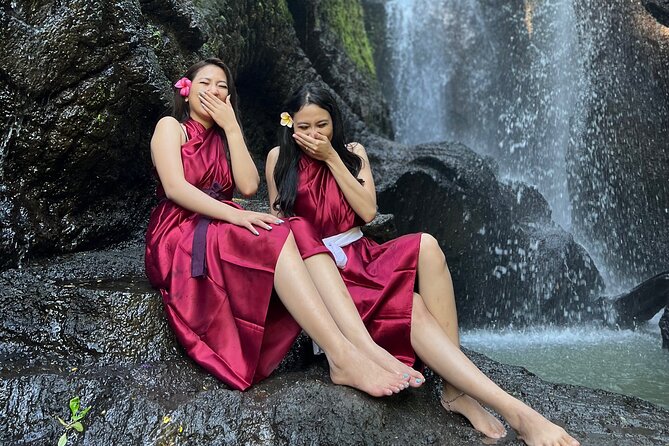 Purifications at Beji Griya Waterfalls - Stage three: releasing emotions at the waterfall