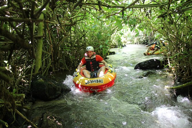 Quad or Buggy Tour with Canyon Tubing Adventure in Bali - A river exit that saves your legs