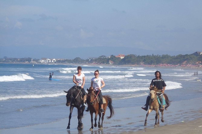 Seminyak Beach Bali Horse Riding - A quieter stretch of Seminyak Beach