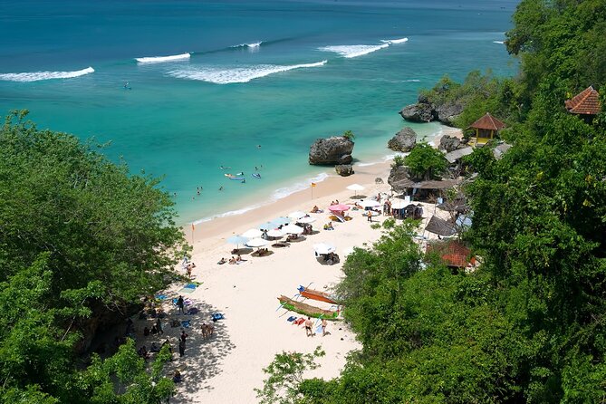 South Bali Tour: Watersport, GWK, Uluwatu Sunset, and Kecak Dance - Uluwatu Temple Above the Indian Ocean