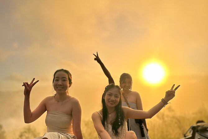 Sunrise / Sunset Jeep Tour Mt. Batur Kintamani & Hot Spring - 8:00 am at the Toya Devasya hot spring