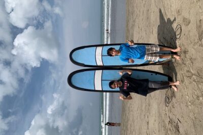 Surfing Activity with Beginner and Intermediate Lesson