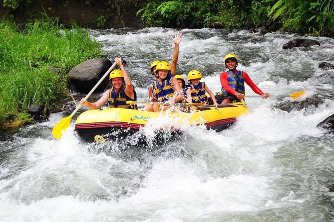 Telaga Waja River Rafting Bali & Zipline (Less Stairs) - Waterfall Break and Photo Stop