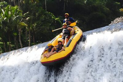 Telaga Waja White Water Rafting and Uluwatu Sunset Tour