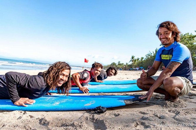 The best surf lessons in Kuta - Starting in front of Rosso Vivo on Kuta Beach