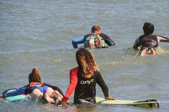 The funniest private 2 hour surf lesson, Canggu - Entering the water at Canggu Beach