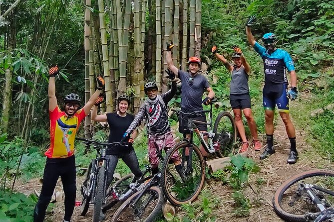 The Volcano Trail – Epic Volcano Cycling Adventure - The opening descent over volcanic ground