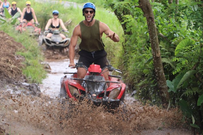 Ubud ATV Quad Bike and Snorkeling at Blue Lagoon Beach - Getting started on the ATV course
