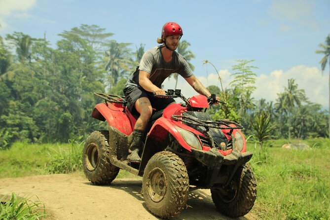Ubud ATV Quad Bike through river, Jungle, waterfall & rice fields - What the Ubud ATV route is really like