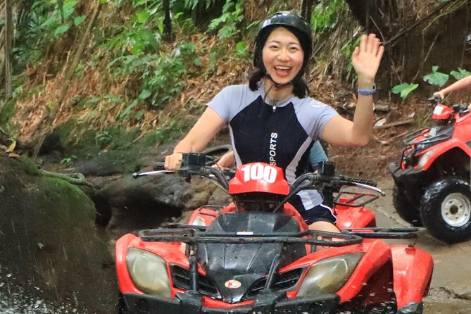 Ubud ATV Ride through Jungle and Waterfalls - The Cave Tunnel and Waterfall Crossing