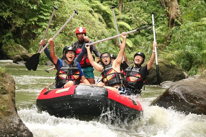 Ubud Bali ATV Quad Bike Legong Temple cave with Lunch and Pool - A break at the swimming pool