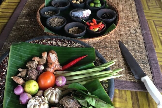 Ubud Cooking Class with Optional Market Visit Pickup Included - Choosing ingredients with a local chef