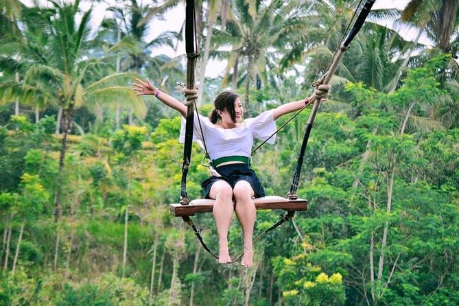 Ubud Full Day Tour Waterfall Monkey Forest Rice Terrace - Tegenungan Waterfall: a scenic stop with a one-hour limit