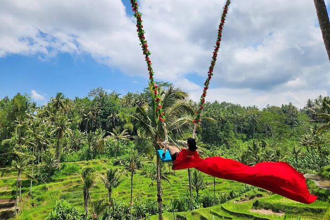 Ubud Half Day Zipline and Jungle Swing - The 13-meter jungle swing and optional flying dress