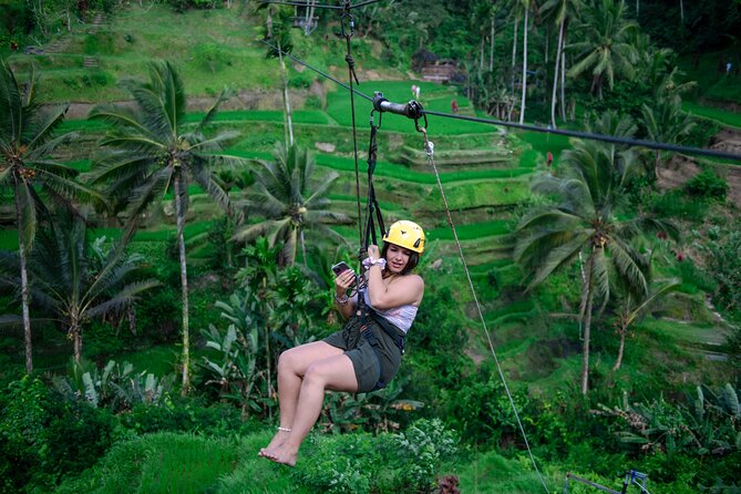 Ubud Half Day Zipline and Jungle Swing - Rice terraces, irrigation, and the first taste of Ubud