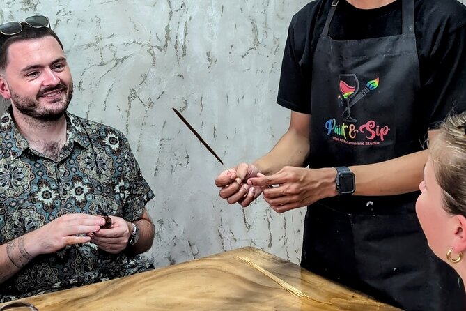 Ubud: Incense Making Workshop. Create Incense From Scratch! - Painting the Optional Ceramic Burner
