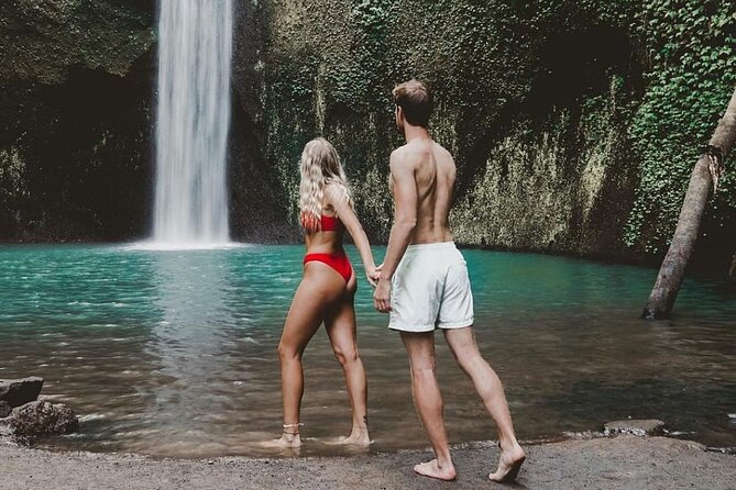 Ubud : Monkey Forest, Rice Terrace, Waterfall, Swing - Kanto Lampo Waterfall and its layered rock