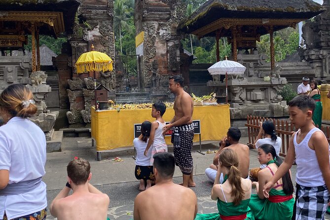 Ubud Private Tour: Monkey Forest, Rice Terrace, Temple, Waterfall - Ulu Petanu Waterfall and its freshwater pool