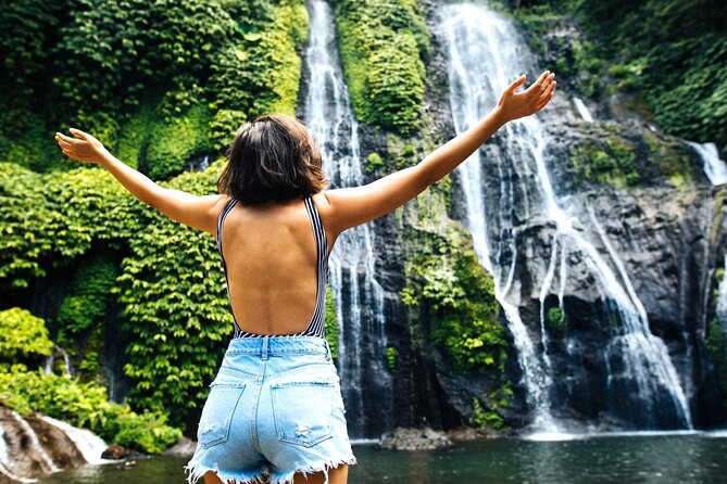 Ubud Private Tour: Waterfalls, Temple and Rice Terraces Swing - Ulu Petanu Waterfall: the easier first waterfall