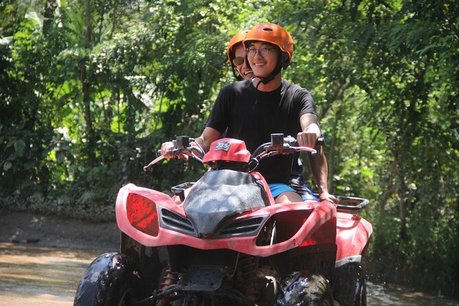 Ubud's Thrilling ATV Tandem Rides - Getting fitted with helmets and boots